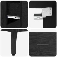 Висок шкаф с чекмедже Черния дъб 69,5 x 34 x 180 см