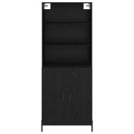 Висок шкаф Черния дъб 69,5 x 34 x 180 см Инженерно дърво