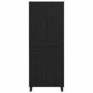 Висок шкаф Черния дъб 69,5 x 34 x 180 см Инженерно дърво
