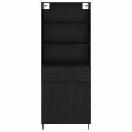 Висок шкаф с чекмедже Черния дъб 69,5 x 34 x 180 см