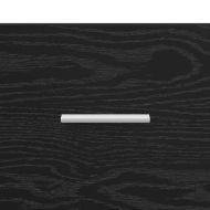 Табла с шкаф с чекмедже 3 pcs Черния дъб Инженерно дърво