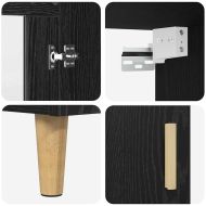 Висок шкаф Черния дъб 69,5 x 34 x 180 см Инженерно дърво