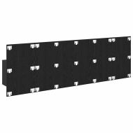 Табла с шкаф с чекмедже 3 pcs Черния дъб Инженерно дърво