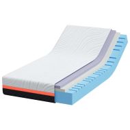 Матрак Бяло и сиво 90 x 200 cm Мемори пяна