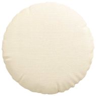 Възглавници за седалки 2 pcs Крем Ø 40 cm Кордюрова тъкан