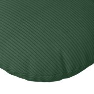 Възглавници за седалки 2 pcs Тъмен зелен Ø 80 cm