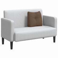 Възглавница за гръб Кафяво 45 x 24 x 50 см текстил