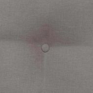 Възглавница за гръб Таупе 45 x 24 x 50 см текстил