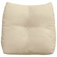 Възглавница за гръб Крем 45 x 24 x 50 см текстил