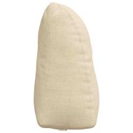 Възглавница за гръб Крем 45 x 24 x 50 см текстил