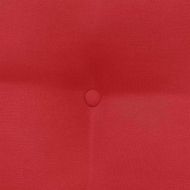 Възглавница за гръб Червено 45 x 24 x 50 см текстил