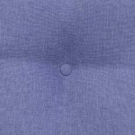 Възглавница за гръб Дънково син 45 x 24 x 50 см текстил