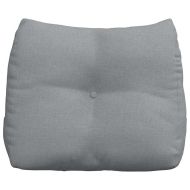 Възглавница за гръб Светлосиво 60 x 24 x 50 см текстил