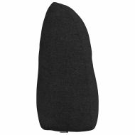 Възглавница за гръб Черно 60 x 24 x 50 см текстил