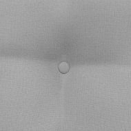 Възглавница за гръб Облачно сиво 60 x 24 x 50 см текстил