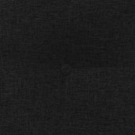 Възглавница за гръб Черно 80 x 24 x 50 см текстил