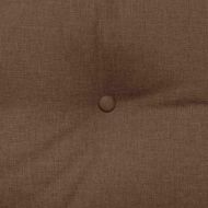 Възглавница за гръб Кафяво 120 x 24 x 50 см текстил