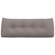 Възглавница за гръб Таупе 120 x 24 x 50 см текстил