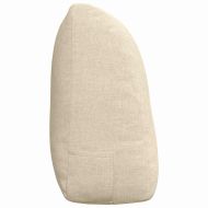 Възглавница за гръб Крем 120 x 24 x 50 см текстил