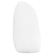 Възглавница за гръб Бяло 120 x 24 x 50 см текстил