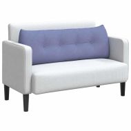 Възглавница за гръб Дънково син 140 x 24 x 50 см текстил