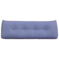 Възглавница за гръб Дънково син 140 x 24 x 50 см текстил