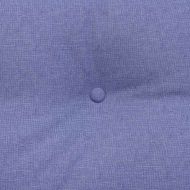 Възглавница за гръб Дънково син 140 x 24 x 50 см текстил