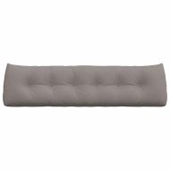 Възглавница за гръб Таупе 180 x 24 x 50 см текстил