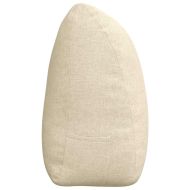 Възглавница за гръб Крем 180 x 24 x 50 см текстил