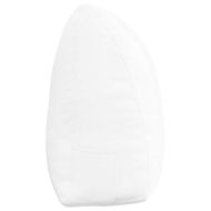 Възглавница за гръб Бяло 180 x 24 x 50 см текстил