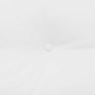 Възглавница за гръб Бяло 180 x 24 x 50 см текстил