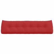 Възглавница за гръб Червено 180 x 24 x 50 см текстил