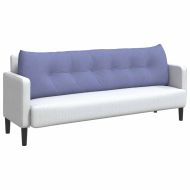 Възглавница за гръб Дънково син 180 x 24 x 50 см текстил