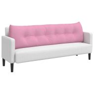 Възглавница за гръб Розово 180 x 24 x 50 см текстил