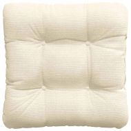 Възглавници за седалки 4 pcs Крем 40 x 40 cm Кордюрова тъкан