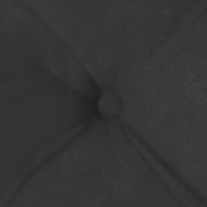 Възглавници за седалки 4 pcs Черно 40 x 40 x 6 cm Микрофибър