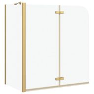 Душова обшивка Златист 120 x 68 x 130 см ESG стъкло и алуминий