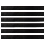 Самозалепващи се четки за уплътняване на врати 6 pcs Кафяво