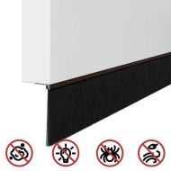 Самозалепващи се четки за уплътняване на врати 6 pcs Кафяво