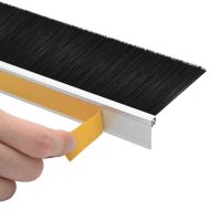 Самозалепващи се четки за уплътняване на врати 2 pcs Сребрист