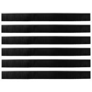 Самозалепващи се четки за уплътняване на врати 6 pcs Сребрист