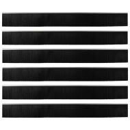 Самозалепващи се четки за уплътняване на врати 6 pcs Сребрист