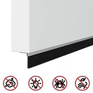 Самозалепващи се четки за уплътняване на врати 12 pcs Сребрист