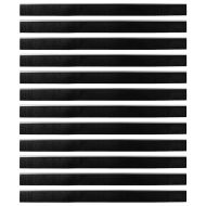 Самозалепващи се четки за уплътняване на врати 12 pcs Сребрист