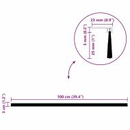 Самозалепващи се четки за уплътняване на врати 6 pcs Бяло