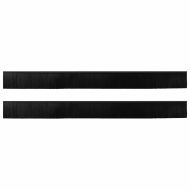 Самозалепващи се четки за уплътняване на врати 2 pcs Черно