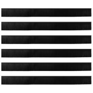 Самозалепващи се четки за уплътняване на врати 6 pcs Черно