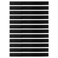 Самозалепващи се четки за уплътняване на врати 12 pcs Черно