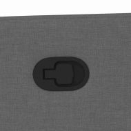 Разтегателен стол Тъмен сив 69 x 86 x 100 см текстил