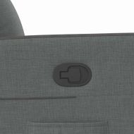 Разтегателен стол Тъмен сив 69 x 86 x 100 см текстил